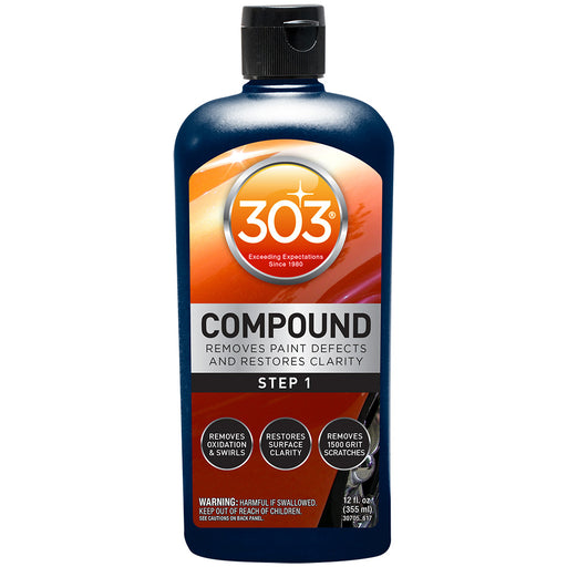 303 Compound Step 1 - 12oz [30705] 1st Class Eligible, Boat Outfitting, Outfitting | Cleaning, Brand_303 Cleaning CWR