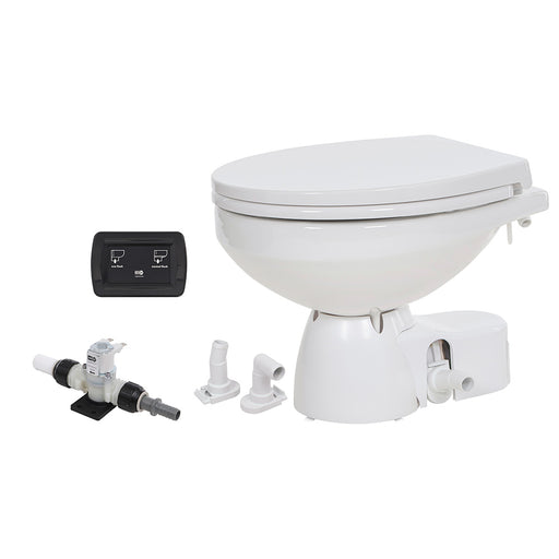 Jabsco Quiet Flush E2 Fresh Water Toilet Regular Bowl - 12V Soft Close Lid [38045 - 4192RSP] Brand_Jabsco, Marine Plumbing & Ventilation,