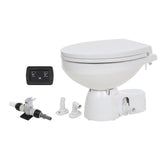 Jabsco Quiet Flush E2 Fresh Water Toilet Regular Bowl - 24V Soft Close Lid [38045 - 4194RSP] Brand_Jabsco, Marine Plumbing & Ventilation,