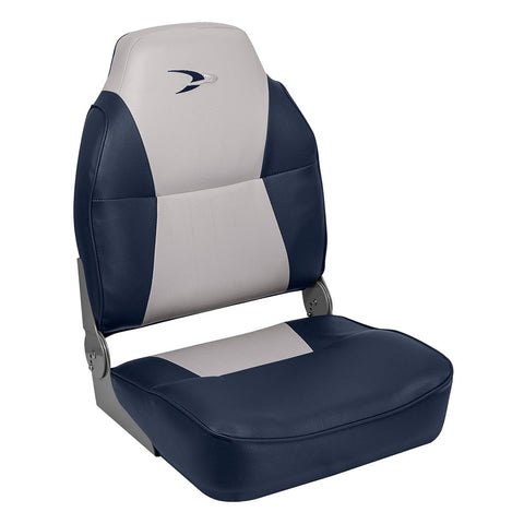 Wise Lund Style High - Back Fishing Seat - Grey/Navy [8WD640PLS - 660] Boat Outfitting, Outfitting | Seating, Brand_Wise Seats Seating CWR