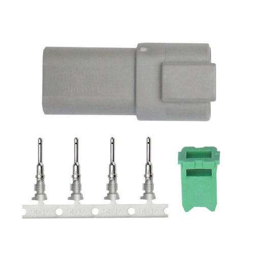 Pacer DT Deutsch Receptacle Repair Kit - 14 - 18 AWG (4 Position) [TDT04F - 4RP] 1st Class Eligible, Brand_Pacer Group, Electrical,