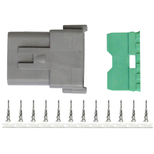 Pacer DT Deutsch Receptacle Repair Kit - 14 - 18 AWG (12 Position) [TDT04F - 12RP] 1st Class Eligible, Brand_Pacer Group, Electrical,