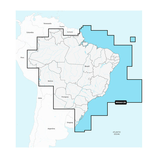 Garmin Navionics + NSSA012R Brazil [010-C1453-20] 1st Class Eligible, Brand_Garmin, Cartography, Cartography | Garmin Navionics + Foreign