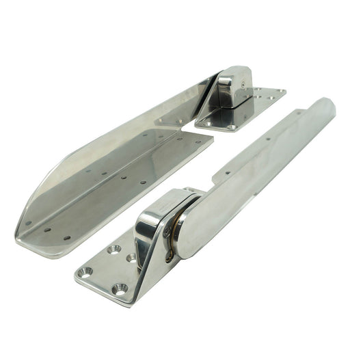 TACO Command Ratchet Hinges - 18-1/2’ 316 Stainless Steel Pair [H25-0023R] Brand_TACO Marine, Marine Hardware, Hardware | CWR