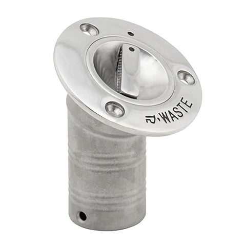 Whitecap 30 EPA Pull - Up Deck Fill Angled 1 - 1/2’ (Waste) [6126AEPA] Brand_Whitecap, Marine Hardware, Hardware | Fills CWR