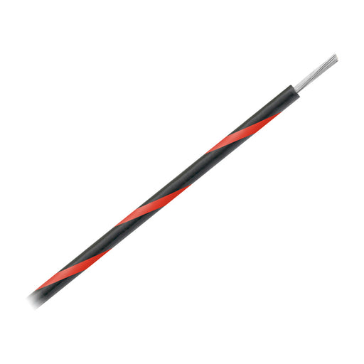 Pacer 16 AWG Gauge Striped Marine Wire 1000’ Spool - Black w/Red Stripe [WUL16BK-2-1000] Brand_Pacer Group, Electrical, Electrical | Wire
