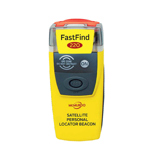 McMurdo FastFind 220 Personal Locator Beacon (PLB) - Limited Battery Life (5 Years) Expires 2029 [91-001-220A-C2029] Brand_McMurdo, Marine