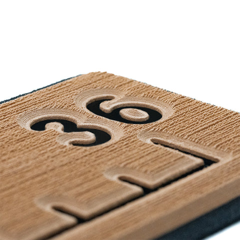 SeaDek 36 Routed Ruler - 6mm - Brushed Texture - Mocha/Black [53583-80093] Boat Outfitting, Boat Outfitting | Deck / Galley, Brand_SeaDek