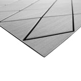 SeaDek 40’ x 80’ 6mm Two Color Diamond Full Sheet - Brushed Texture - Storm Grey/Black (1016mm x 2032mm x 6mm) [56411-80066] Boat
