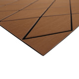 SeaDek 40’ x 80’ 6mm Two Color Diamond Full Sheet - Brushed Texture - Brown/Black (1016mm x 2032mm x 6mm) [56411-89905] Boat