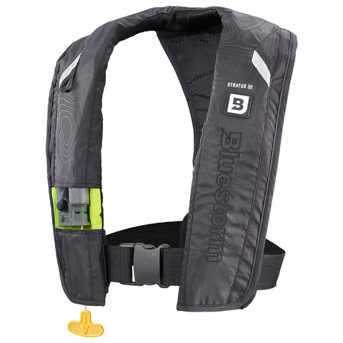 Bluestorm Stratus 35 Auto Type II Inflatable PFD - Apex Black [T1H-19-BLK] Brand_Bluestorm, Marine Safety, Marine Safety | Personal