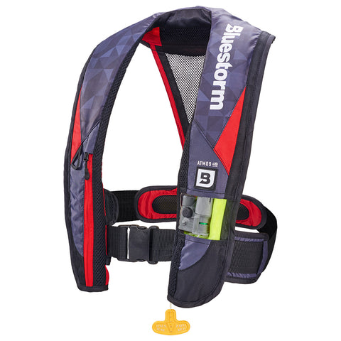 Bluestorm Atmos 40 Auto Type II Inflatable PFD - Red [D1H-19-RED] Brand_Bluestorm, Marine Safety, Marine Safety | Personal Flotation