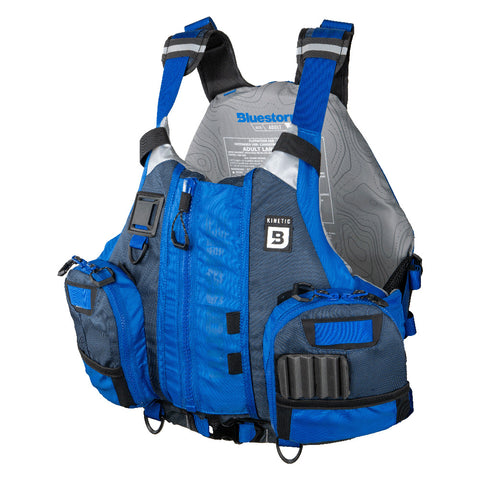 Bluestorm Kinetic Kayak Fishing Vest - Deep Blue - S/M [BS-409-BLU-S/M] Brand_Bluestorm, Marine Safety, Marine Safety | Personal Flotation