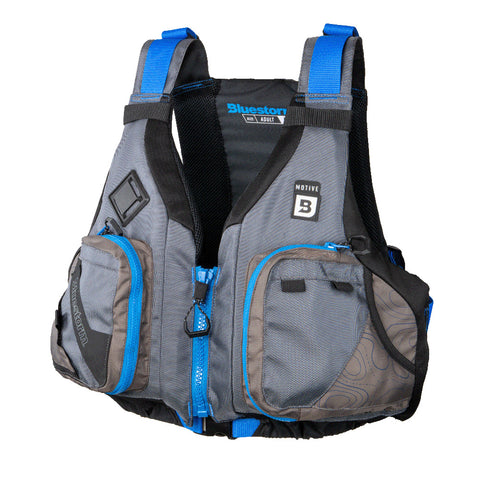 Bluestorm Motive Kayak Fishing Vest - Deep Blue - S/M [BS-248-TPE-S/M] Brand_Bluestorm, Marine Safety, Marine Safety | Personal Flotation