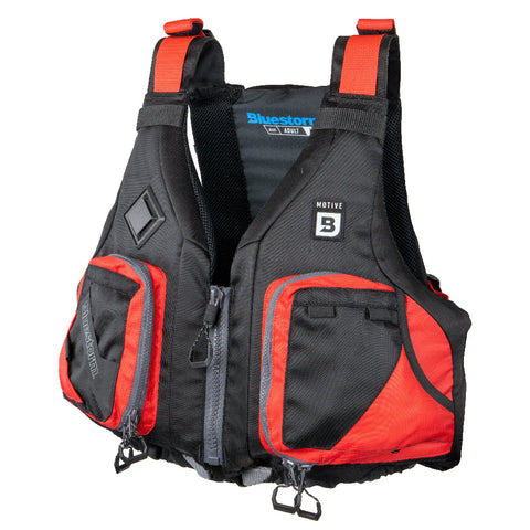 Bluestorm Motive Kayak Fishing Vest - Nitro Red - 2XL/3XL [BS-248-RDD-2/3XL] Brand_Bluestorm, Marine Safety, Marine Safety | Personal