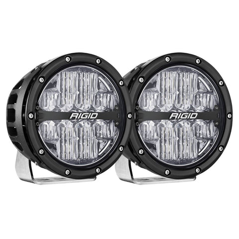 RIGID Industries 360-Series RGBW 6" Offroad Lamp Drive Beam w/RGBW Backlight Pods - Set of 2 [36411]