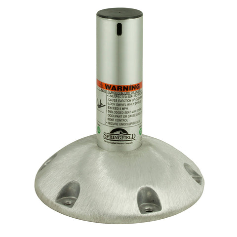 Springfield 2-3/8" Explorer Fixed-Height Locking Pedestal - 9" [1250309-LNS]