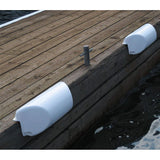 Dock Edge Dolphin Dockside Bumper 7" x 16" Straight - White [DE1060WF]