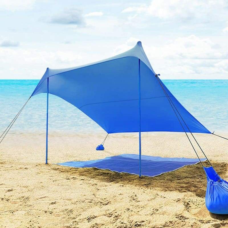 7’ x 7’ Beach Tent Canopy w/ 4 Poles beach, outdoor, Outdoor | Camping, Outdoor | Tents, outdoors beach accessories K-R-S-I
