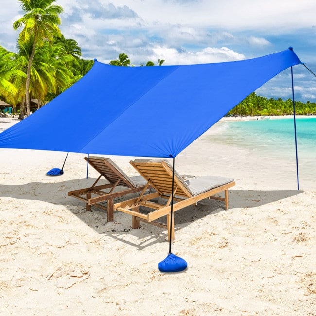 7’ x 7’ Beach Tent Canopy w/ 4 Poles beach, Camping, Camping | Accessories, outdoor, Outdoor | Camping Tents K-R-S-I