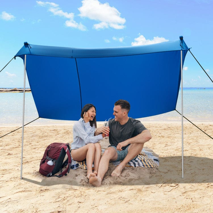 7’ x 7’ Beach Canopy w/ 4 Poles BLUE beach, Camping, Camping | Accessories, outdoor, Outdoor | Camping Tents K-R-S-I