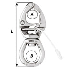Wichard HR Quick Release Snap Shackle With Large Bail -145mm Length - 5-45/64" [2777W]
