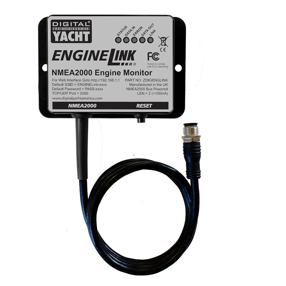 Digital Yacht Engine Link NMEA 2000 Engine Monitor [ZDIGELINK] 1st Class Eligible, Boat Outfitting, Boat Outfitting | Engine Controls, Boat