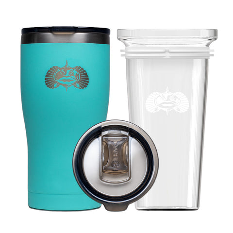Toadfish Non-Tipping 20oz Tumbler - Teal [1132] Boat Outfitting, Boat Outfitting | Deck / Galley, Brand_Toadfish, Restricted From 3rd Party