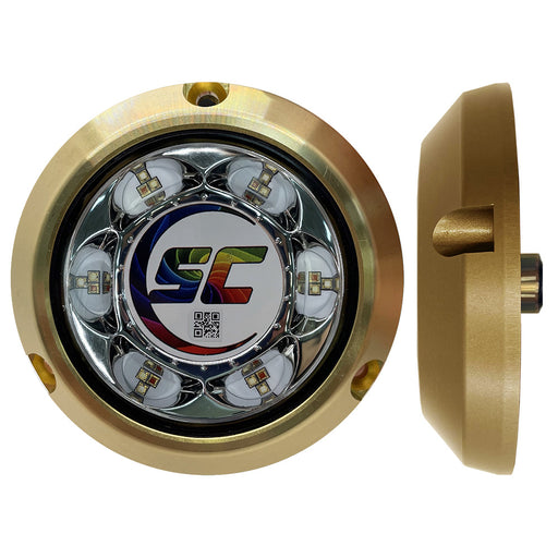 Shadow - Caster SC3 Series CC (Full Color Change) Bronze Surface Mount Underwater Light [SC3 - CC - BZSM] Brand_Shadow - Caster LED