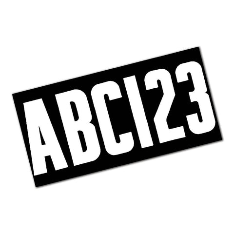 Attwood Letter Number Kit - White [14141-7] 1st Class Eligible, Boat Outfitting, Boat Outfitting | Accessories, Brand_Attwood Marine