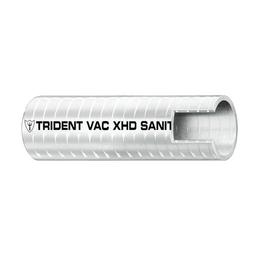 Trident Marine 1’ x 50 Box VAC XHD Sanitation Hose - Hard PVC Helix White [148 - 1006] Brand_Trident Marine, Plumbing & Ventilation,