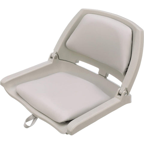 Attwood Swivl-Eze Padded Flip Seat - Grey [98391GY] Boat Outfitting, Boat Outfitting | Seating, Brand_Attwood Marine Seating CWR