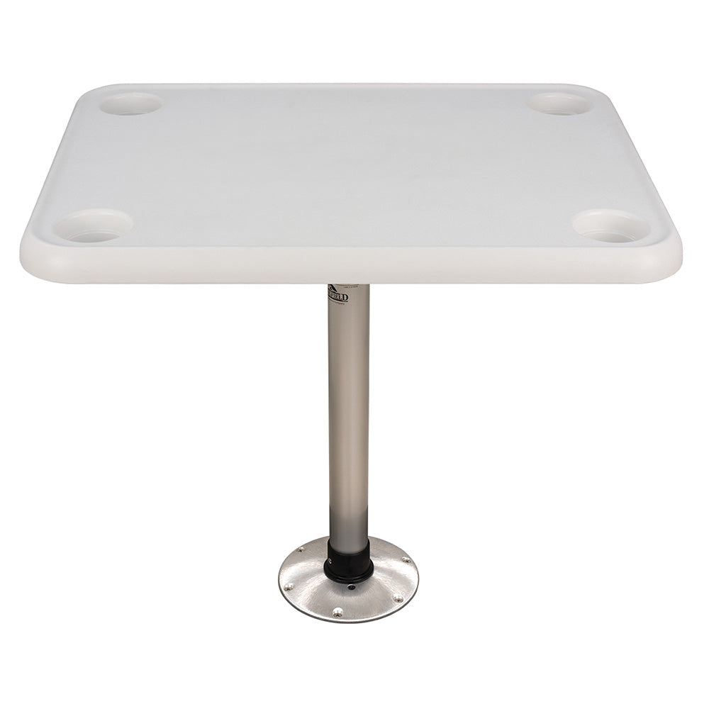 Springfield 16’ x 28’ Rectangle Table Package - White Thread - Lock [1690107] Boat Outfitting, Outfitting | Seating, Brand_Springfield