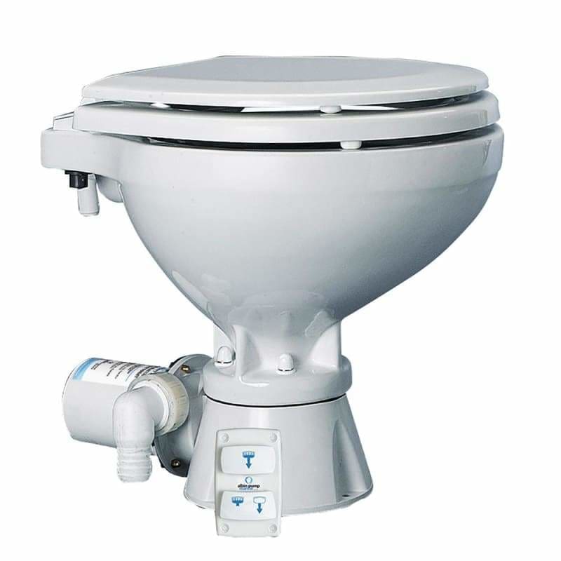 Albin Pump Marine Toilet Silent Electric Compact - 12V [07-03-010] Brand_Albin Pump Marine Marine Plumbing & Ventilation Marine Plumbing &