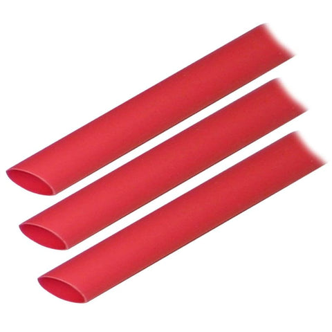 Ancor Adhesive Lined Heat Shrink Tubing (ALT) - 1/2 x 3 - 3-Pack - Red [305603] 1st Class Eligible, Brand_Ancor, Electrical, Electrical |