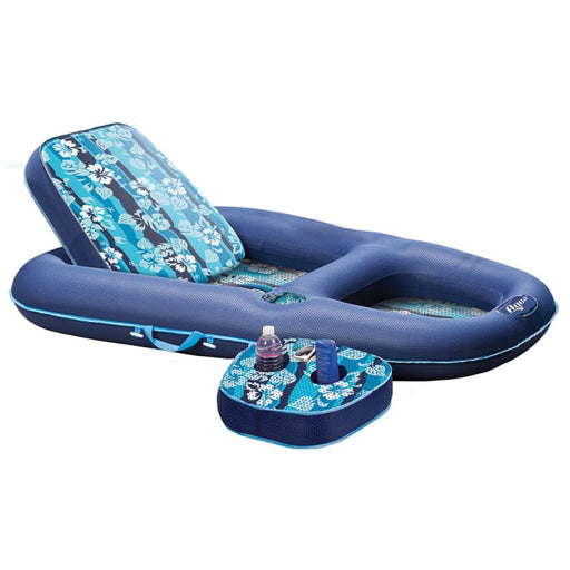 Aqua Leisure Ultimate 2-in-1 Lounge Caddy - Hibiscus Flip [AQL4046HB] Brand_Aqua Leisure, Watersports, Watersports | Floats CWR