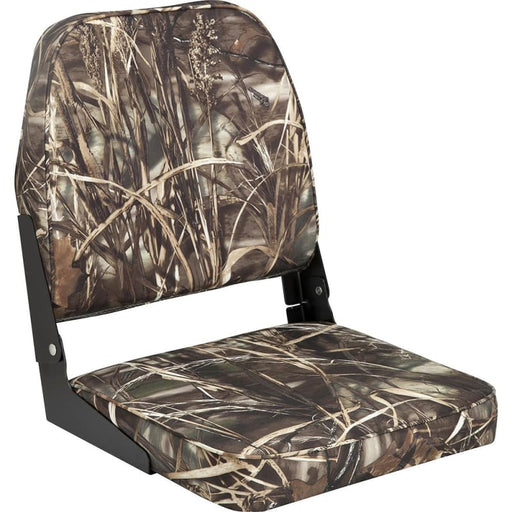 Attwood Swivl-Eze Low Back Padded Flip Seat - Camo [98395CAMO] Boat Outfitting, Outfitting | Seating, Brand_Attwood Marine Seating CWR