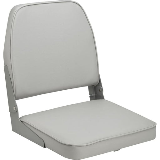 Attwood Swivl-Eze Low Back Padded Flip Seat - Grey [98395GY] Boat Outfitting, Outfitting | Seating, Brand_Attwood Marine Seating CWR