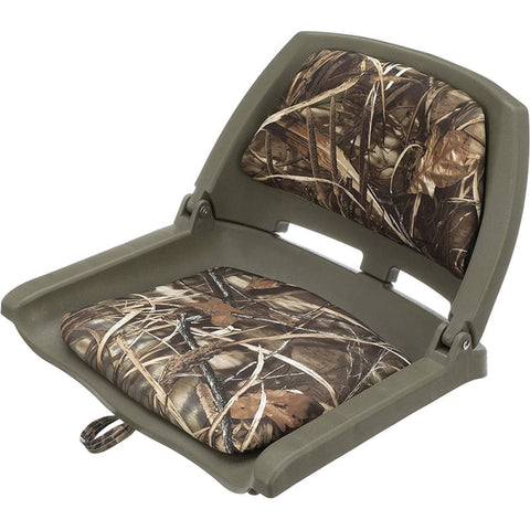 Attwood Swivl-Eze Padded Flip Seat - Camo [98391GNMX] Boat Outfitting, Outfitting | Seating, Brand_Attwood Marine Seating CWR