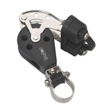 Barton Marine Size 3 Stanchion Lead Block - Single w/Becket Cam Cleat [N03591] 1st Class Eligible, Brand_Barton Marine, Sailing, Sailing