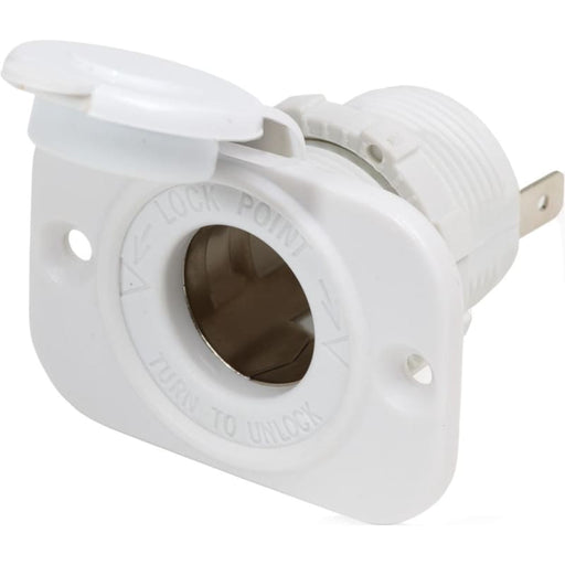 Blue Sea 12V Dash Socket - White [1011200] 1st Class Eligible, Brand_Blue Sea Systems, Electrical, Electrical | Accessories Accessories CWR