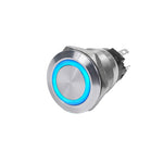 Blue Sea 4160 SS Push Button Switch - Off-On - Blue - 10A [4160] 1st Class Eligible, Brand_Blue Sea Systems, Electrical, Electrical | 