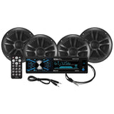 Boss Audio MCBK634B.64 Kit w/MR634UAB 4 MR6B Speakers MRANT10 Antenna [MCBK634B.64] Brand_Boss Audio, Entertainment, Entertainment