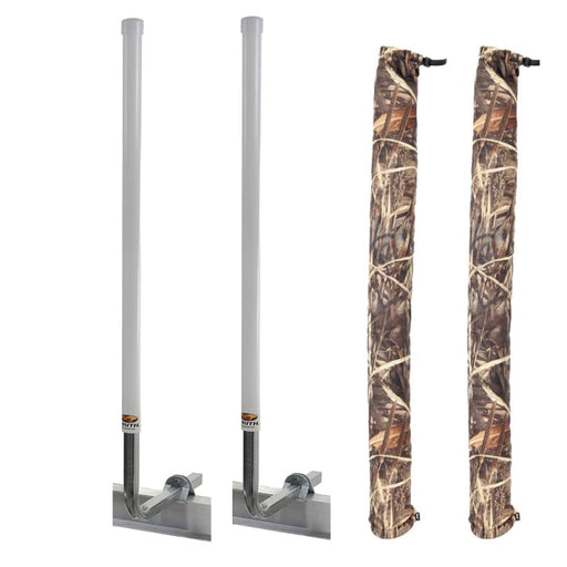 C.E. Smith 60 Post Guide-On w/I-Beam Mounting Kit FREE Camo Wet Lands Post Guide-On Pads [27648-903] Brand_C.E. Smith, Trailering,