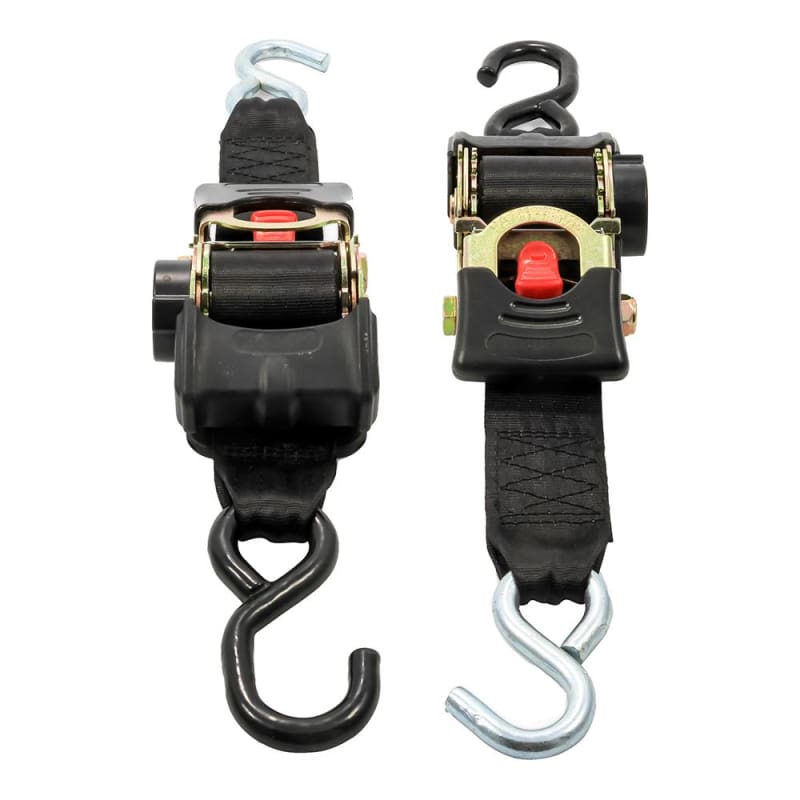 Camco Retractable Tie Down Straps - 2 Width 6 Dual Hooks [50031] Automotive/RV, Automotive/RV | Accessories, Brand_Camco, Trailering, 