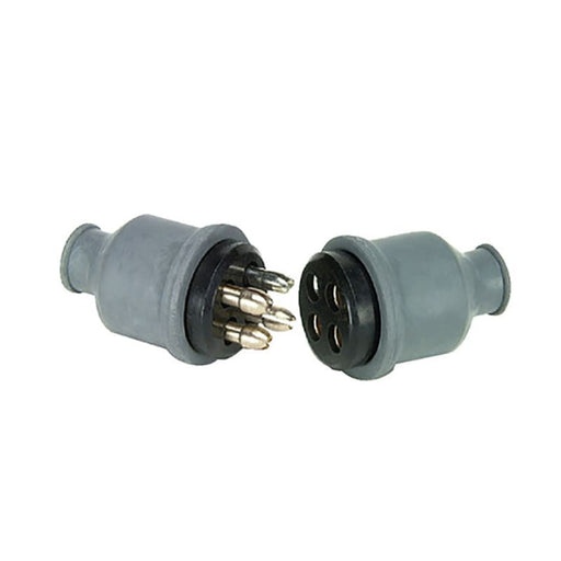Cole Hersee 4 Pole Plug Socket Connector w/Rubber Cap [M - 115 - BP] 1st Class Eligible, Brand_Cole Hersee, Connectors & Insulators,