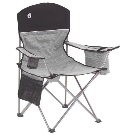 Coleman Cooler Quad Chair - Grey Black [2000034873] Brand_Coleman, Camping, Camping | Furniture, Outdoor, Outdoor CWR