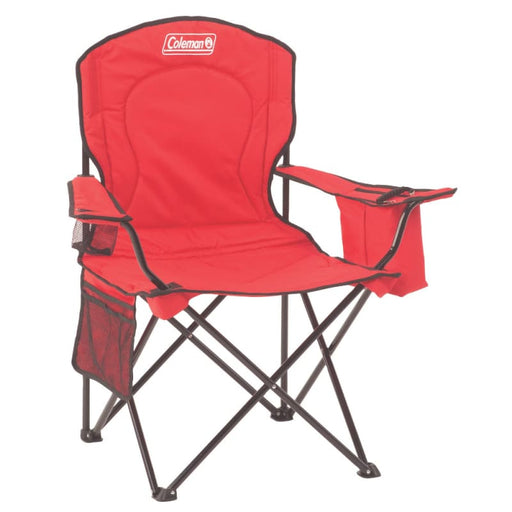 Coleman Cooler Quad Chair - Red [2000035686] Brand_Coleman, Camping, Camping | Furniture, Outdoor, Outdoor CWR