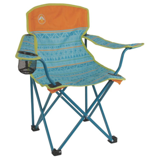 Coleman Kids Quad Chair - Teal [2000033703] Brand_Coleman, Camping, Camping | Furniture, Outdoor, Outdoor CWR