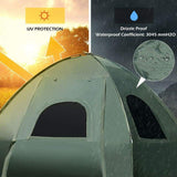 1-Person Compact Portable Pop-Up Tent Air Mattress and Sleeping Bag Camping, Camping | Tents, Outdoor | Camping, Outdoor | Tents, tents 